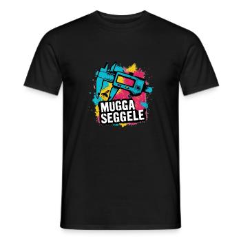 Muggaseggele - T-shirt homme - noir - Devant - AI Model Male 178 light (178cm)