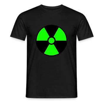 Symbole Nucléaire - T-shirt homme - noir - Devant - AI Model Male 178 light (178cm)