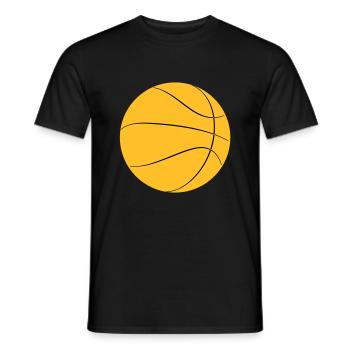 basketball - Männer T-Shirt - Schwarz - Vorne - AI Model Male 178 light (178cm)
