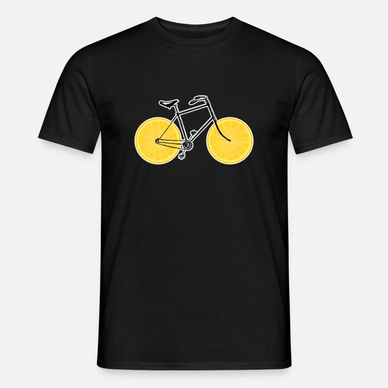 Bicycle lemon - Men’s T-shirt - black
