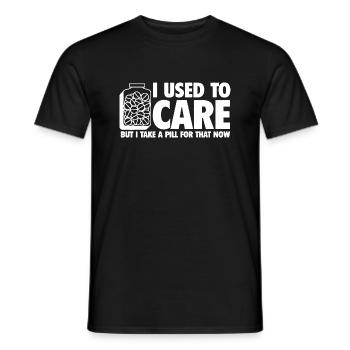 Techniquement, le verre est toujours plein - T-shirt homme - noir - Devant - AI Model Male 178 light (178cm)