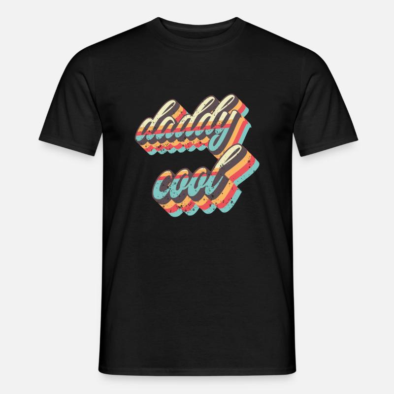 Daddy Cool - Männer T-Shirt - Schwarz