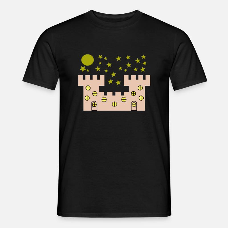 castle - Männer T-Shirt - Schwarz