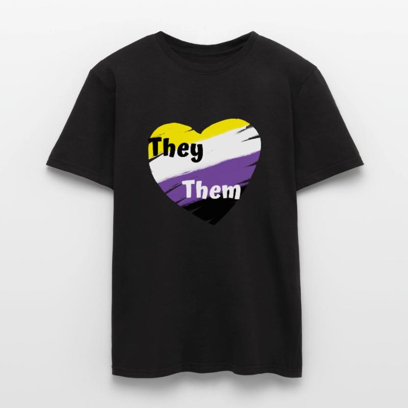 Non binary They Them T-shirt homme
