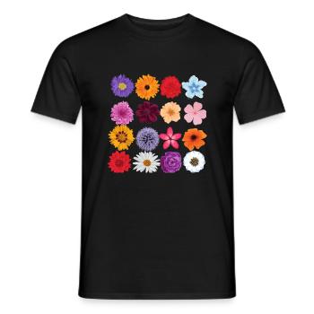 Facilement distrait par les plantes - T-shirt homme - noir - Devant - AI Model Male 178 light (178cm)
