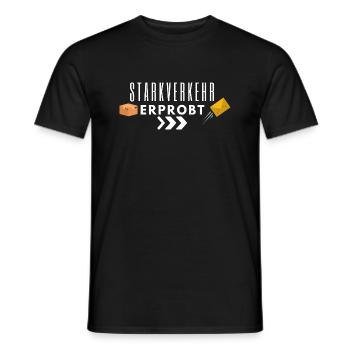 Zusteller Starkverkehr Erprobt - Männer T-Shirt - Schwarz - Vorne - AI Model Male 178 light (178cm)