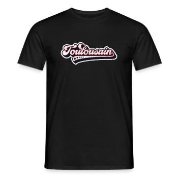 Toulouse, Toulousain ! 31, 5 étoiles Vintage. - T-shirt homme - noir - Devant - AI Model Male 178 light (178cm)