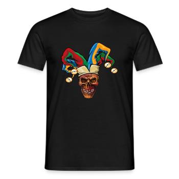 Skull Fasnet Carnaval Carnaval - T-shirt homme - noir - Devant - AI Model Male 178 light (178cm)