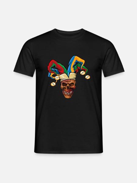 Skull Fasnet Fastnacht Fasching Karneval - Männer T-Shirt - Schwarz