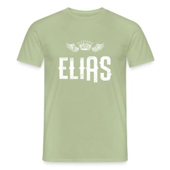 Elias - Men's T-Shirt - sage - Front - AI Model Male 178 light (178cm)
