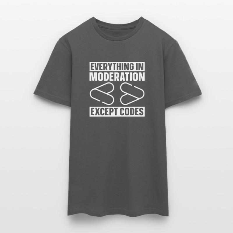 Programmeur Coder Développeur de logiciels T-shirt Homme