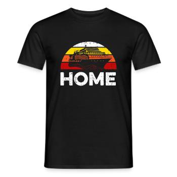 Kreuzfahrt - Männer T-Shirt - Schwarz - Vorne - AI Model Male 178 light (178cm)