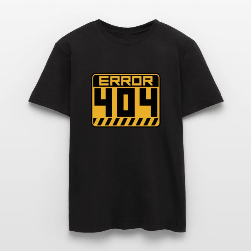 Error 404 Shield Warning Men's T-Shirt
