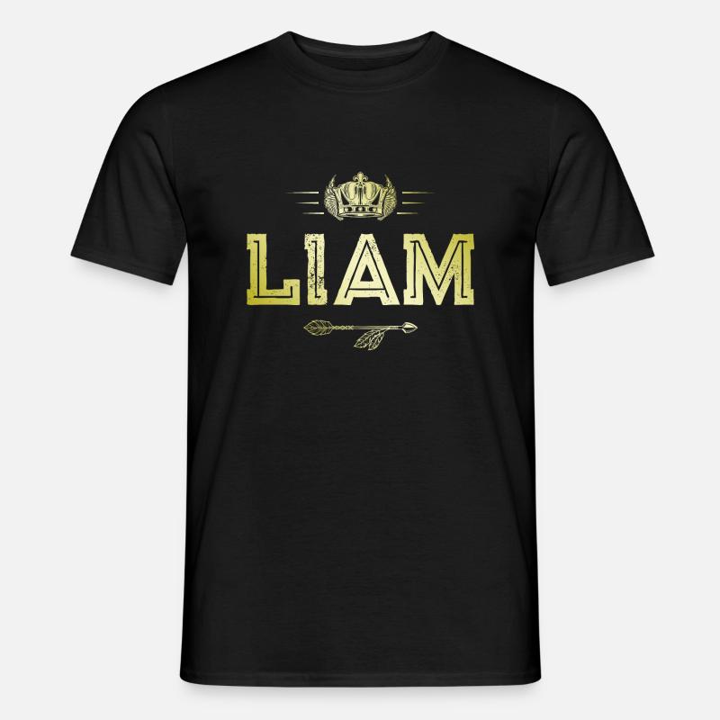 Liam - Männer T-Shirt - Schwarz