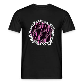 geschenkidee doggie cool umweltschutz - Männer T-Shirt - Schwarz - Vorne - AI Model Male 178 light (178cm)