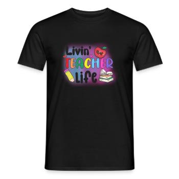 Teachers Teachers School Teachers Teaching Staff - Men's T-Shirt - black - Front - AI Model Male 178 light (178cm)