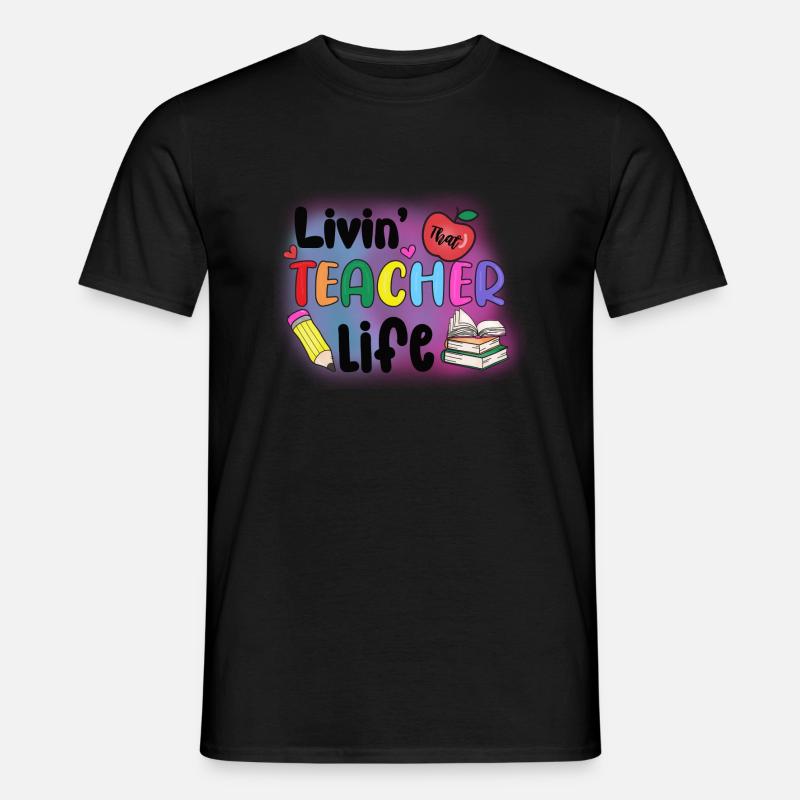 Enseignants Enseignants École Enseignants Personnel enseignant - T-shirt homme - noir