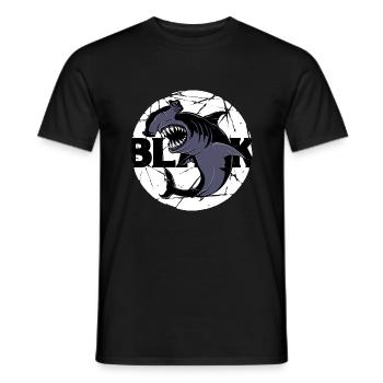 black prefers black tolerance equality - Men's T-Shirt - black - Front - AI Model Male 178 light (178cm)