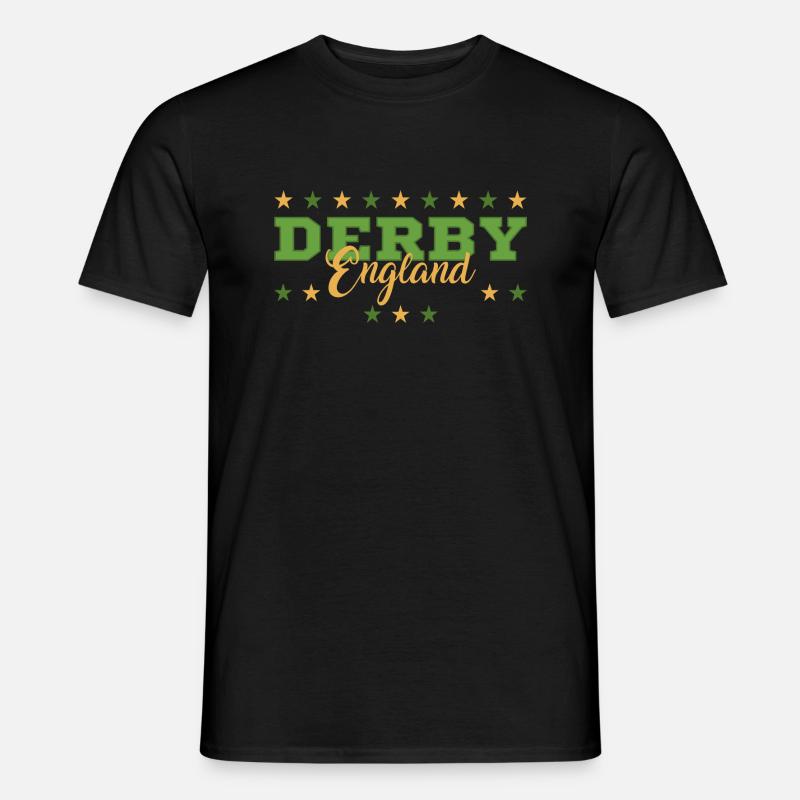 Derby - Männer T-Shirt - Schwarz