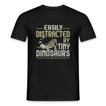 Tegu Eidechse Reptil Herpetologe - Männer T-Shirt - Schwarz - Vorne - AI Model Male 178 light (178cm)
