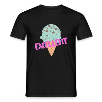 Excellent - T-shirt homme - noir - Devant - AI Model Male 178 light (178cm)