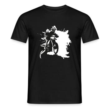 SUPER MOTO splash - T-shirt homme - noir - Devant - AI Model Male 178 light (178cm)