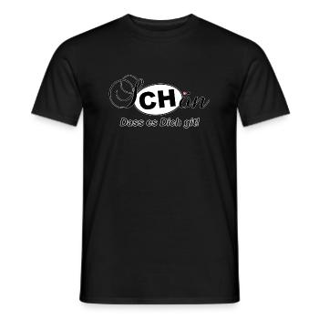 sCHön dass es Dich git - Männer T-Shirt - Schwarz - Vorne - AI Model Male 178 light (178cm)