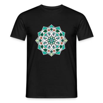Orientalische Folklore - Männer T-Shirt - Schwarz - Vorne - AI Model Male 178 light (178cm)