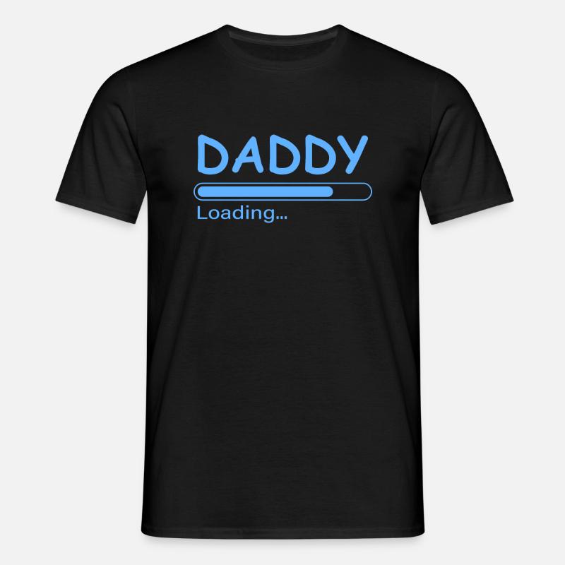 Daddy loading - Men's T-Shirt - black