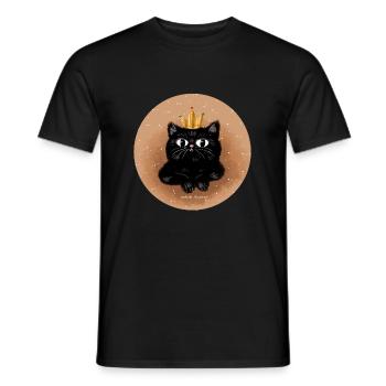 Prinzessin - Männer T-Shirt - Schwarz - Vorne - AI Model Male 178 light (178cm)