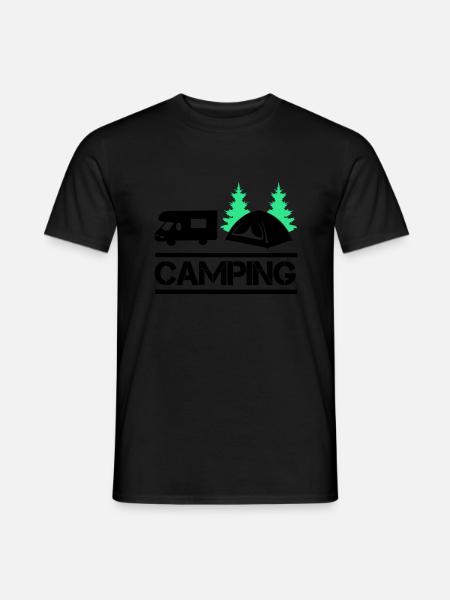 Camping 02 - Men's T-Shirt - black
