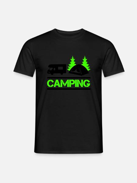 Camping 01 - Men's T-Shirt - black