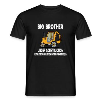 Big Brother Under Construction Vintage - Men's T-Shirt - black - Front - AI Model Male 178 light (178cm)