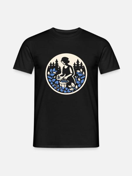 Myrtille - T-shirt homme - noir