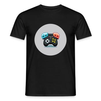 jeu - T-shirt homme - noir - Devant - AI Model Male 178 light (178cm)