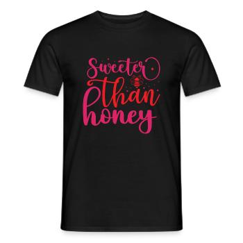 Sweeter than honey - Männer T-Shirt - Schwarz - Vorne - AI Model Male 178 light (178cm)