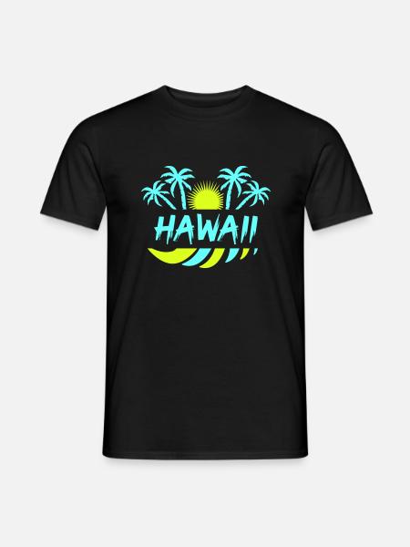 Hawaï - T-shirt homme - noir