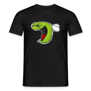 Hahahahaha -Hummel - Männer T-Shirt - Schwarz - Vorne - AI Model Male 178 light (178cm)