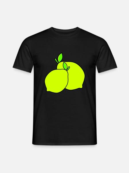lemons - Men's T-Shirt - black
