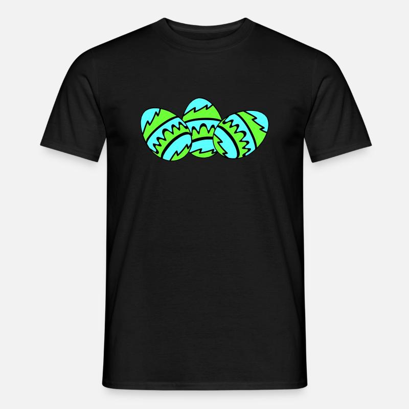 Easter Eggs 03 - Men’s T-shirt - black