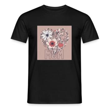 Mom Beste Mama - Männer T-Shirt - Schwarz - Vorne - AI Model Male 178 light (178cm)