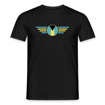 Ich liebe Bahamas, Eleganz Stil Design T-Shirt - Männer T-Shirt - Schwarz - Vorne - AI Model Male 178 light (178cm)