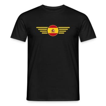 I Love Spain, Elegance Style Design T-Shirt - Men's T-Shirt - black - Front - AI Model Male 178 light (178cm)