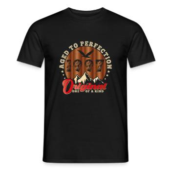 Iconic 1997 Anniversary - Men's T-Shirt - black - Front - AI Model Male 178 light (178cm)