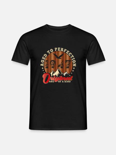 Iconic 1947 Anniversary - Men's T-Shirt - black