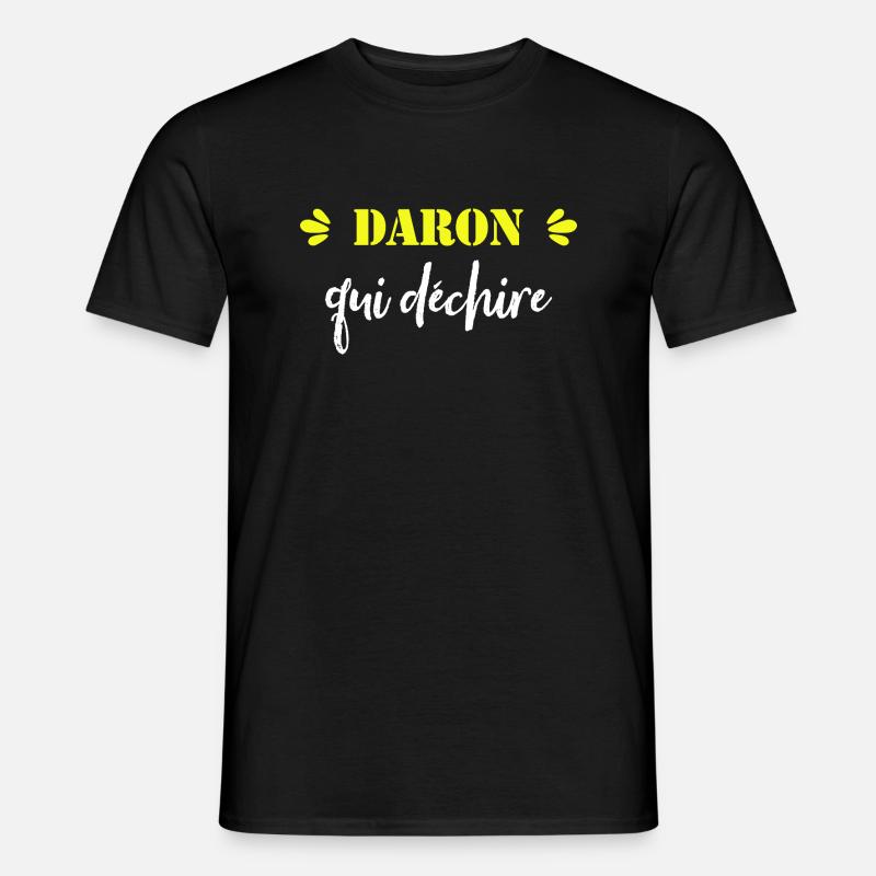 Daron, der reißt - Männer T-Shirt - Schwarz