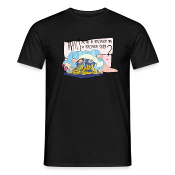 Rick and Morty Beebo Venzenulon 7 oder 9 - Männer T-Shirt - Schwarz - Vorne - AI Model Male 178 light (178cm)