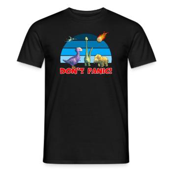 Dinos - Männer T-Shirt - Schwarz - Vorne - AI Model Male 178 light (178cm)