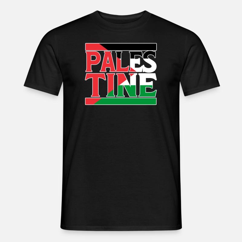 Palestine - Männer T-Shirt - Schwarz