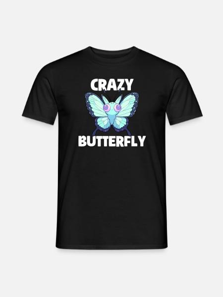 Crazy Butterfly - Men's T-Shirt - black
